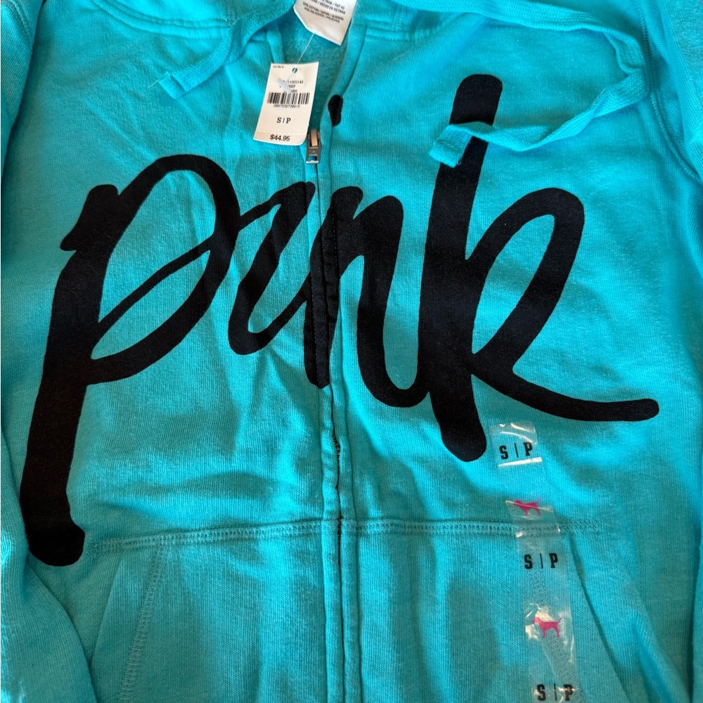 PINK Victoria's Secret Hoodie - Teal and Black